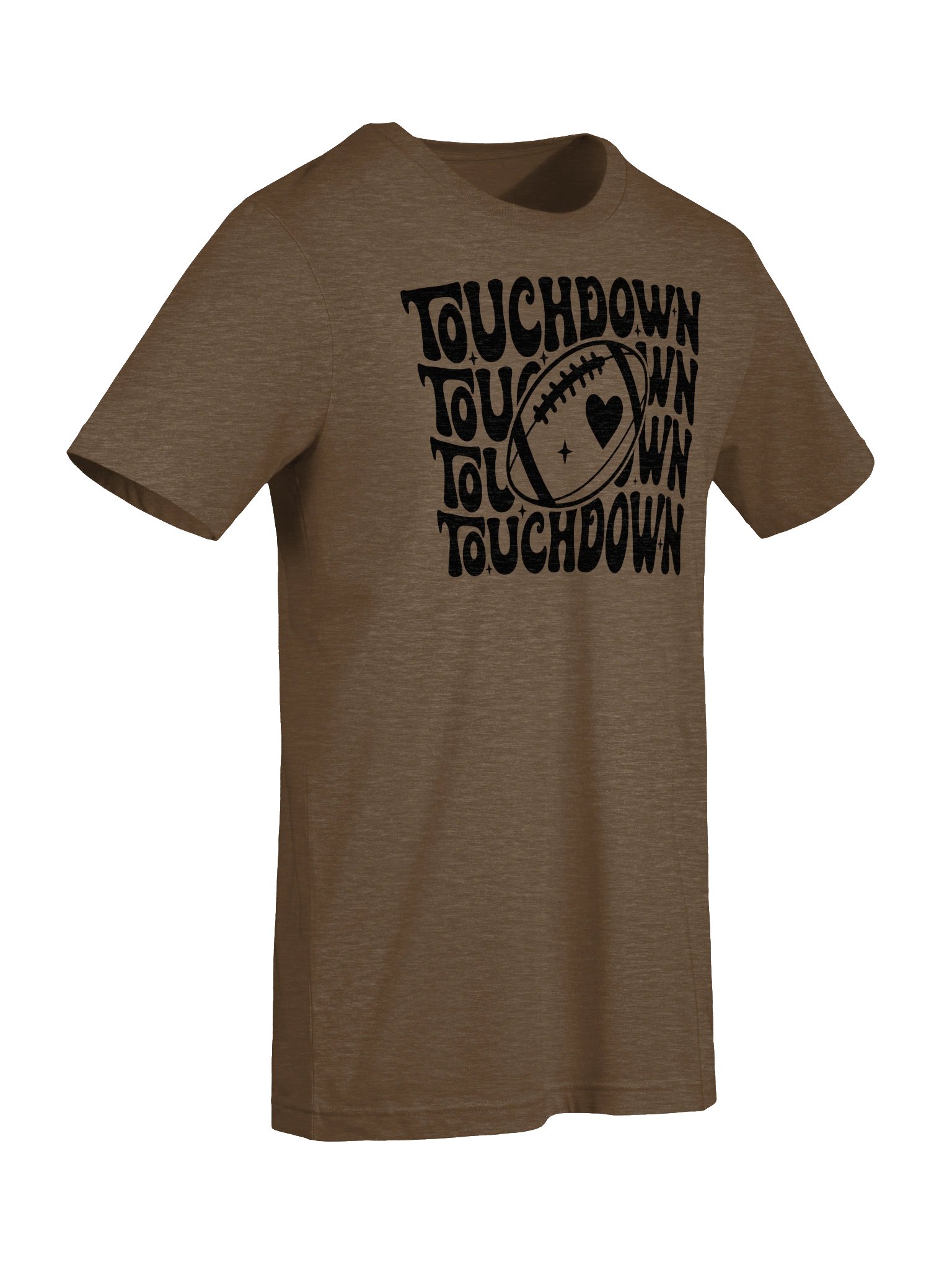 Touchdown Football T-Shirt | Retro Game Day Football Tee 🖤 product image (9)