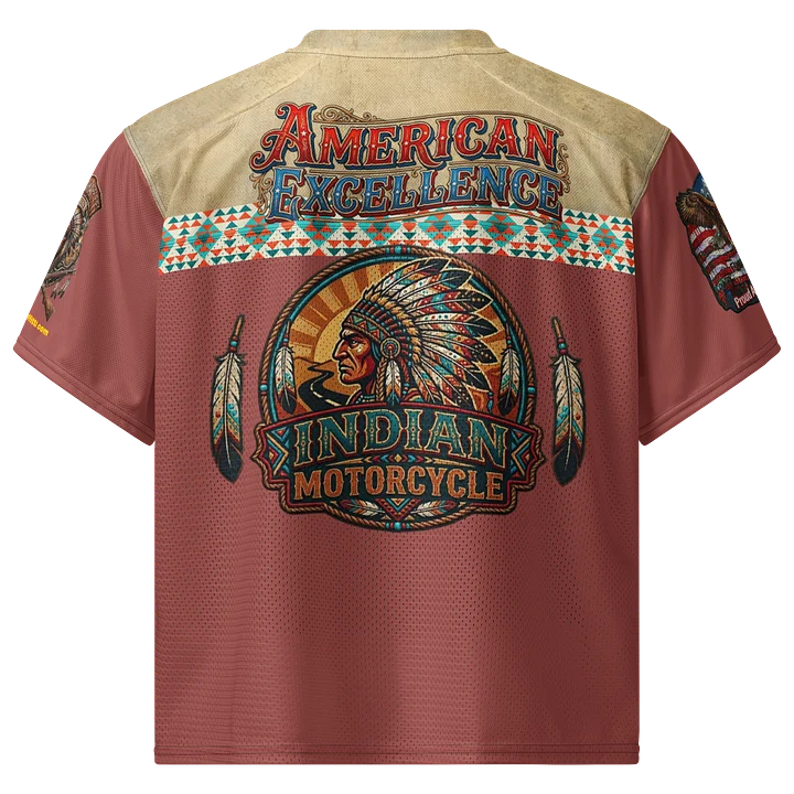 MötoMan Warrior Chief Bergundy Football Jersey product image (2)