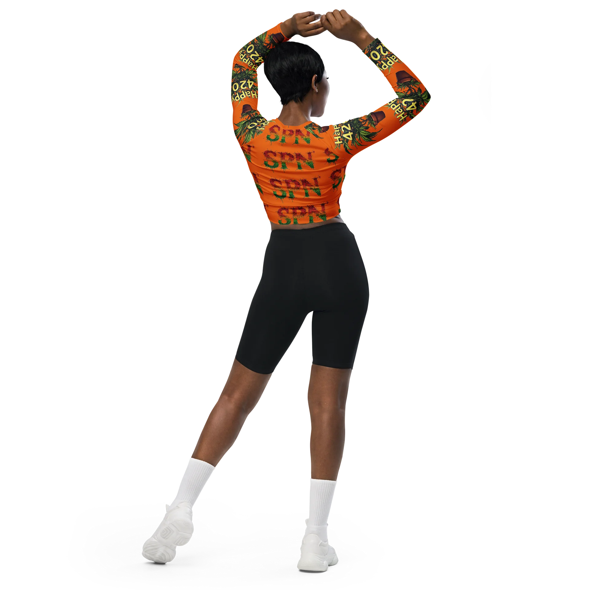 420 SPN All-Over Print Crop Top product image (5)