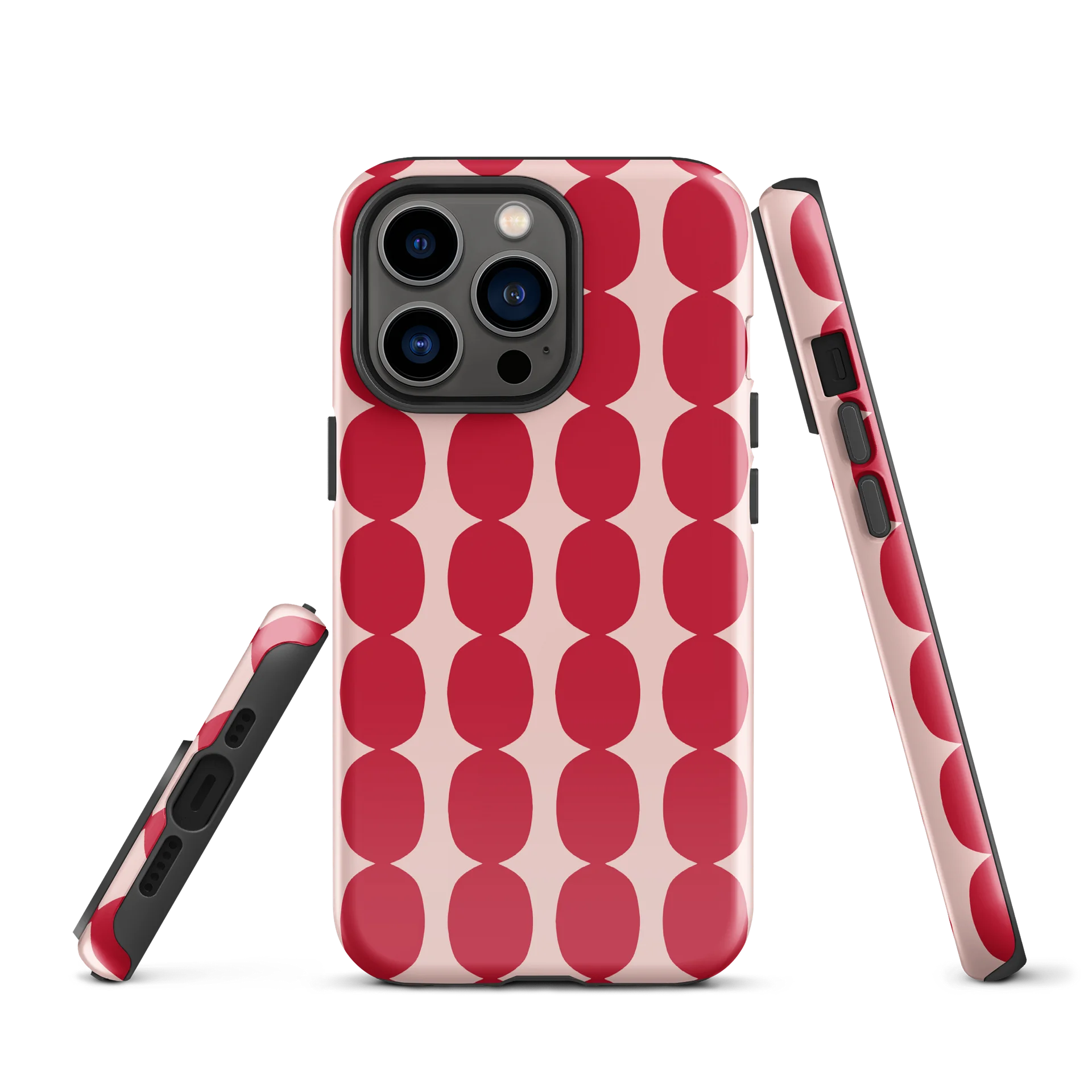 Cherry and Strawberry Cream Puff Bubble Chain iPhone Case product image (2)