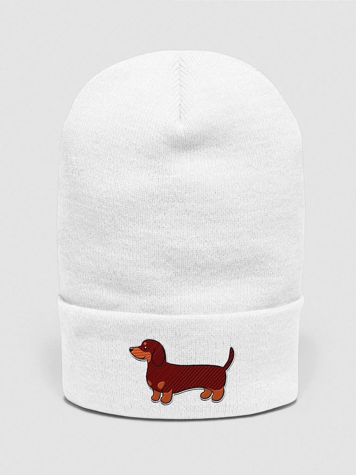Happy Dachshund Cuffed Beanie product image (21)