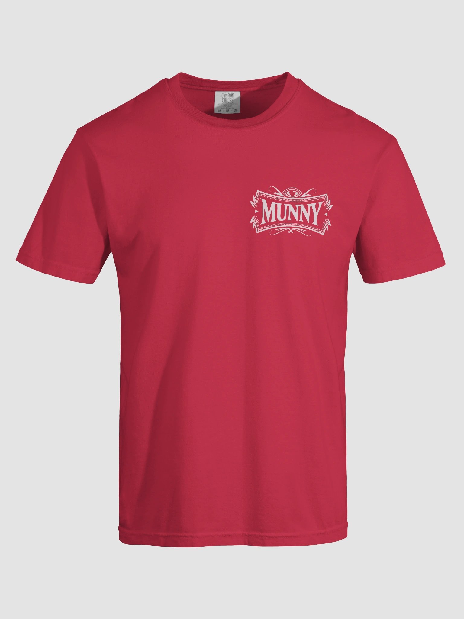 MUNNY "COUNTING" TEE (Red) product image (7)