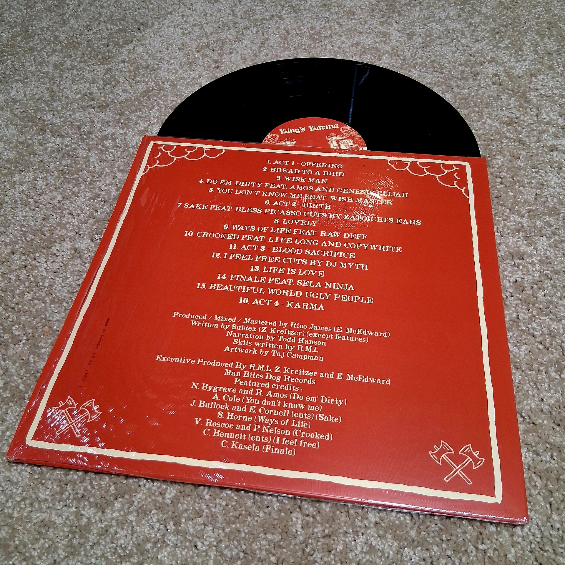Subtex & Rico James - King's Karma (VINYL) product image (2)