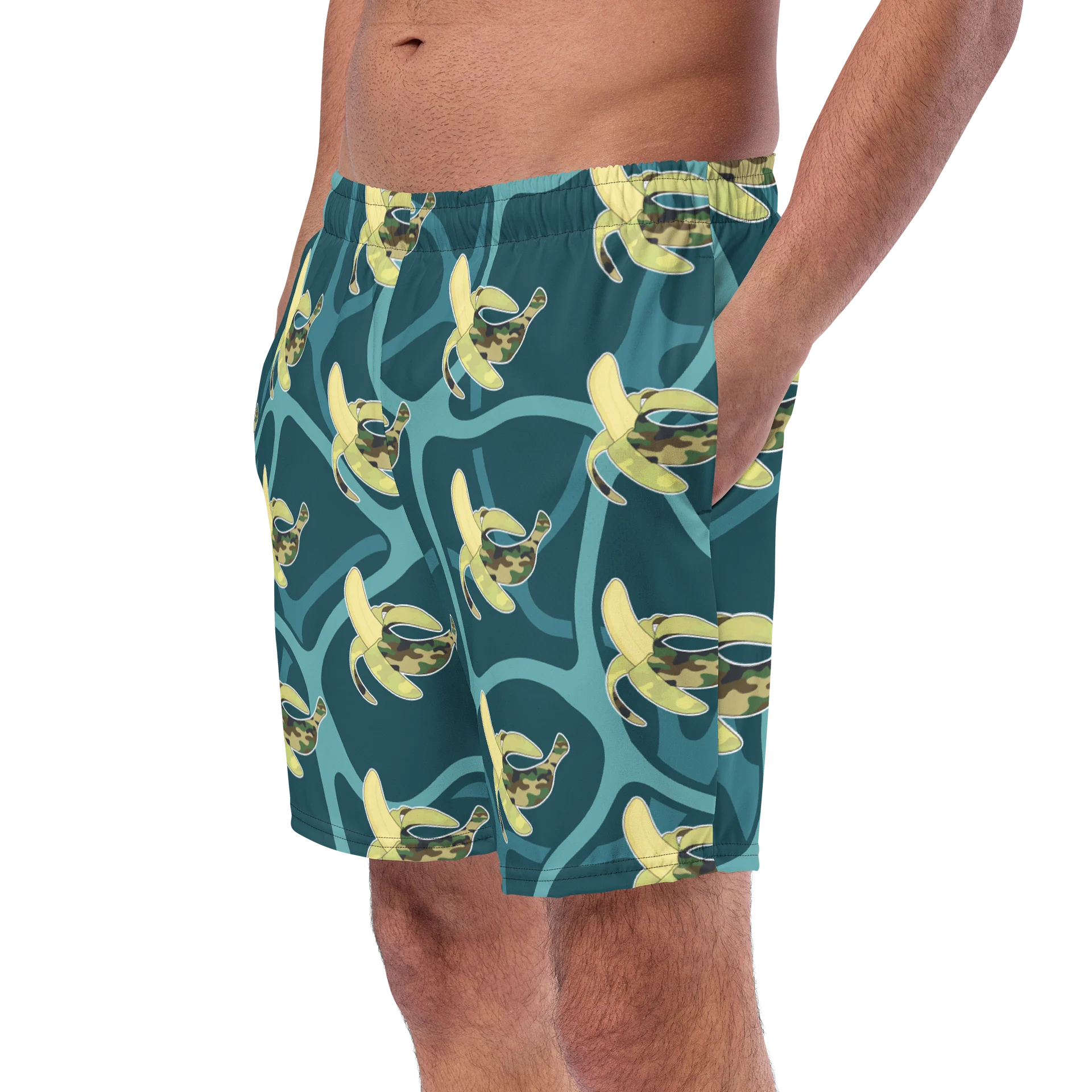 Banana Army Swim Trunks product image (2)