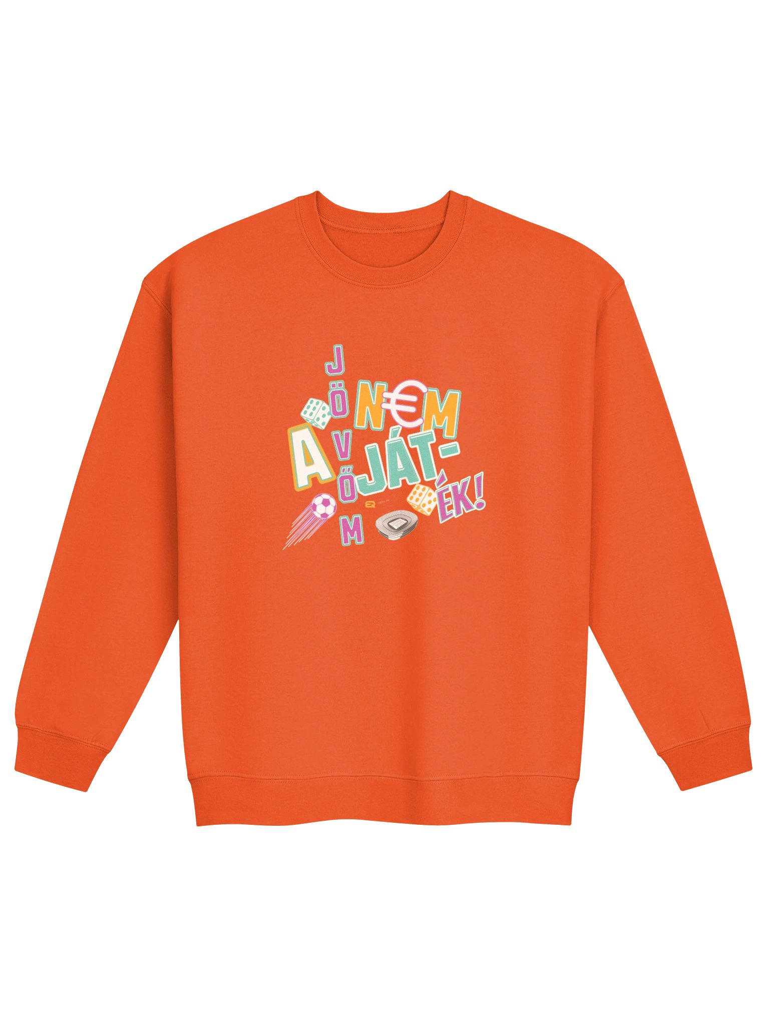 A jövőm nem játék! Unisex Gildan Pulcsi_EQALL.hu® Originals_Türkisz / Lila / Mustár product image (18)