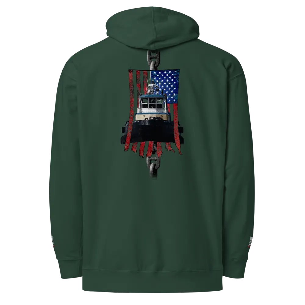 AF - Barge Bridal Chain & Tug Pacific Titan – Maritime Heritage | Twin Anchor Apparel Wheelhouse Watch Line product image (1)