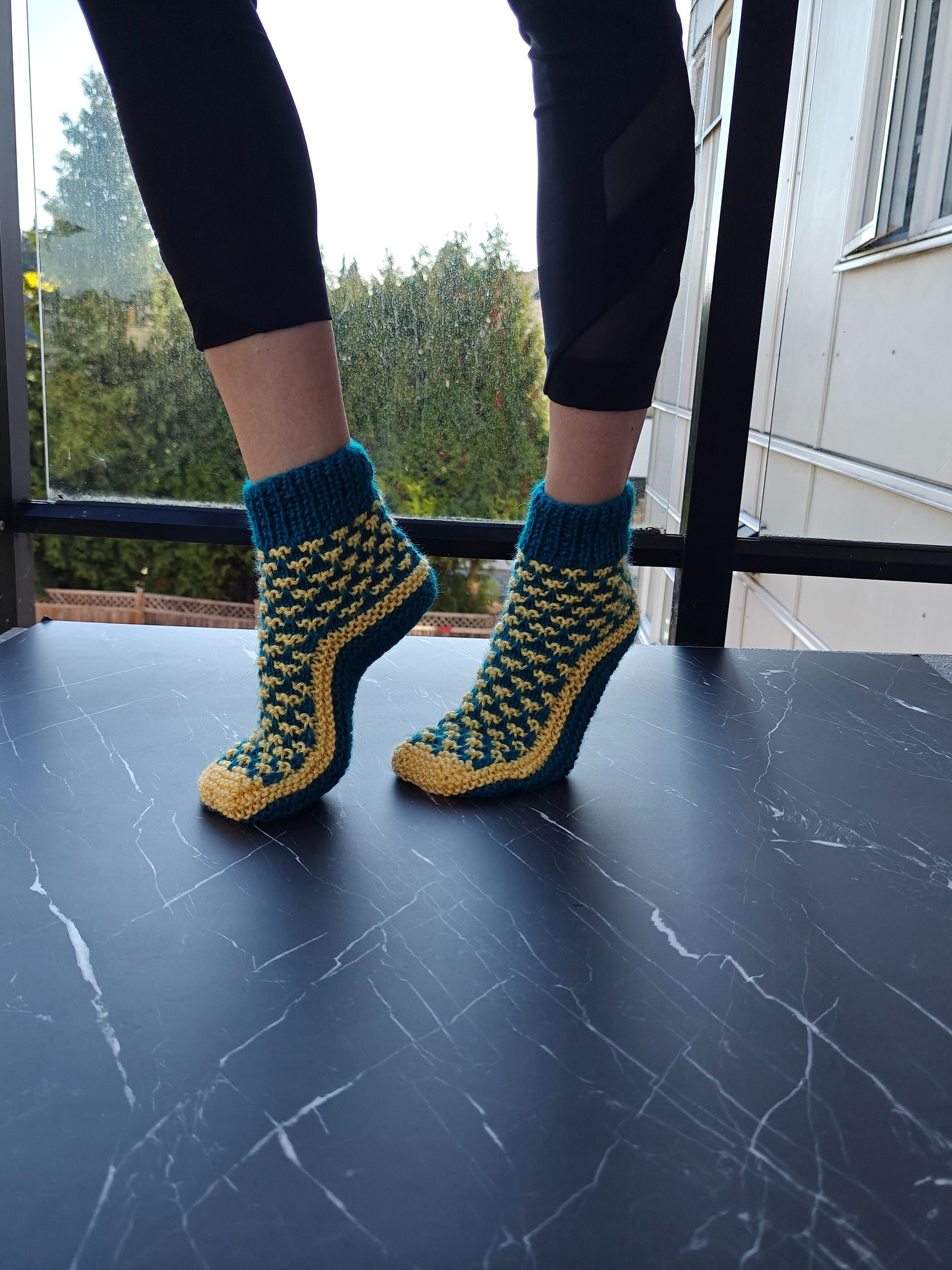 Flat Knit Colorworks Socks Pattern product image (7)
