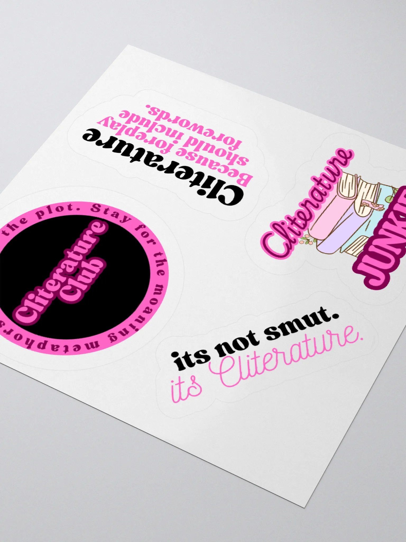 Cliterature Stickers product image (7)