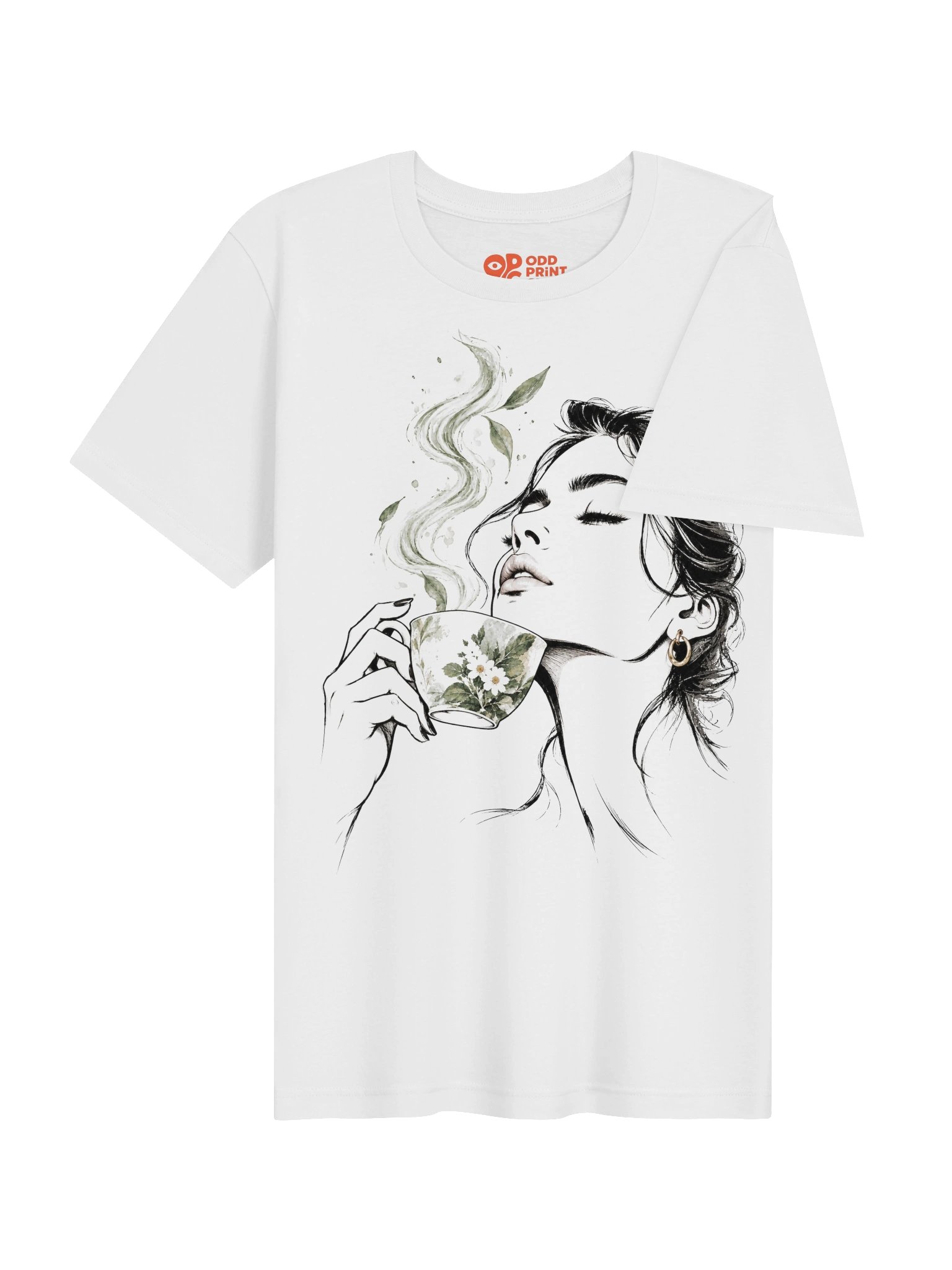 THE TEA AFFAIR - Botanical Portrait Art T-Shirt product image (15)