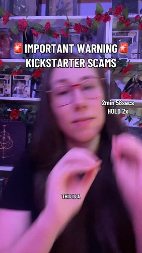 Major warning for all Kickstarter campaign creators about the scams that start rolling in when you launch your project!

Agai...