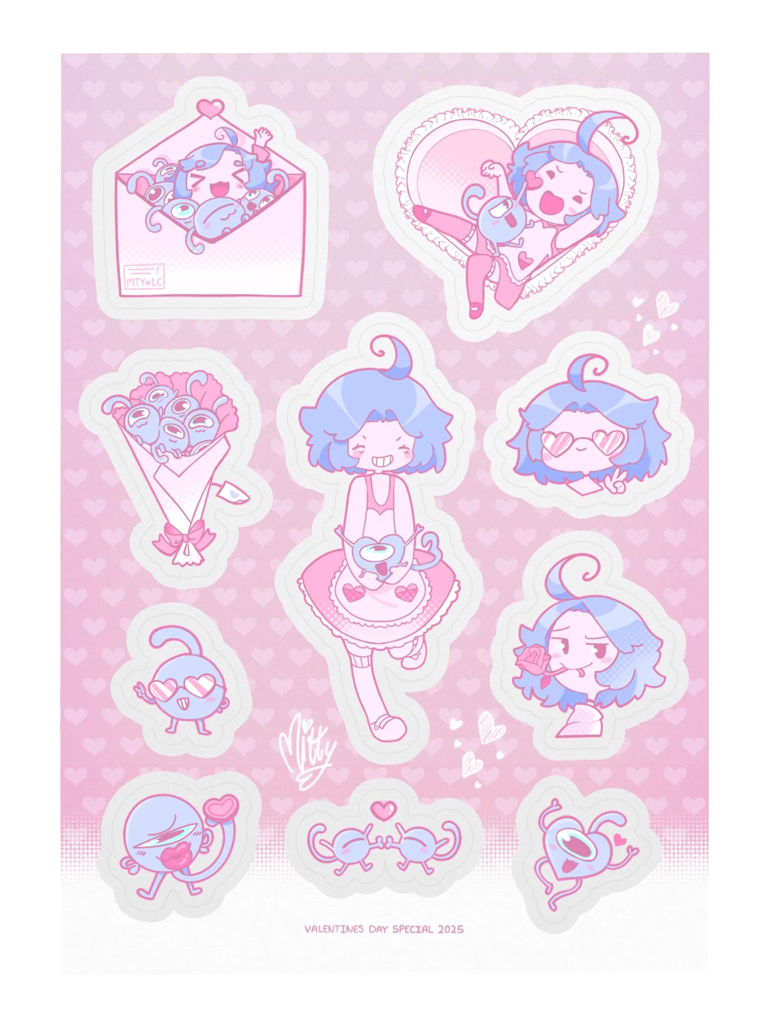 Valentines Day 2025 Special! Set #1 - Sticker Sheet product image (3)