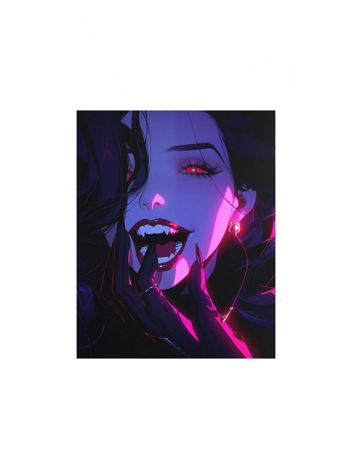 Neon Vibrant Vamp Poster product image (6)