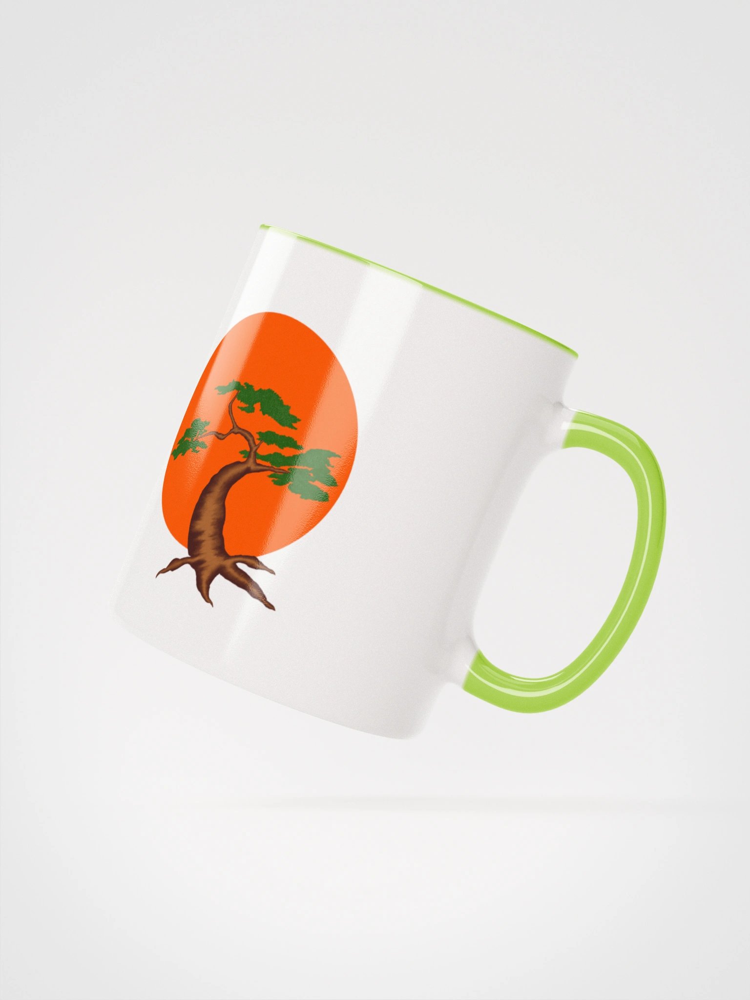 Zen Bonsai Circle Ceramic Mug product image (2)