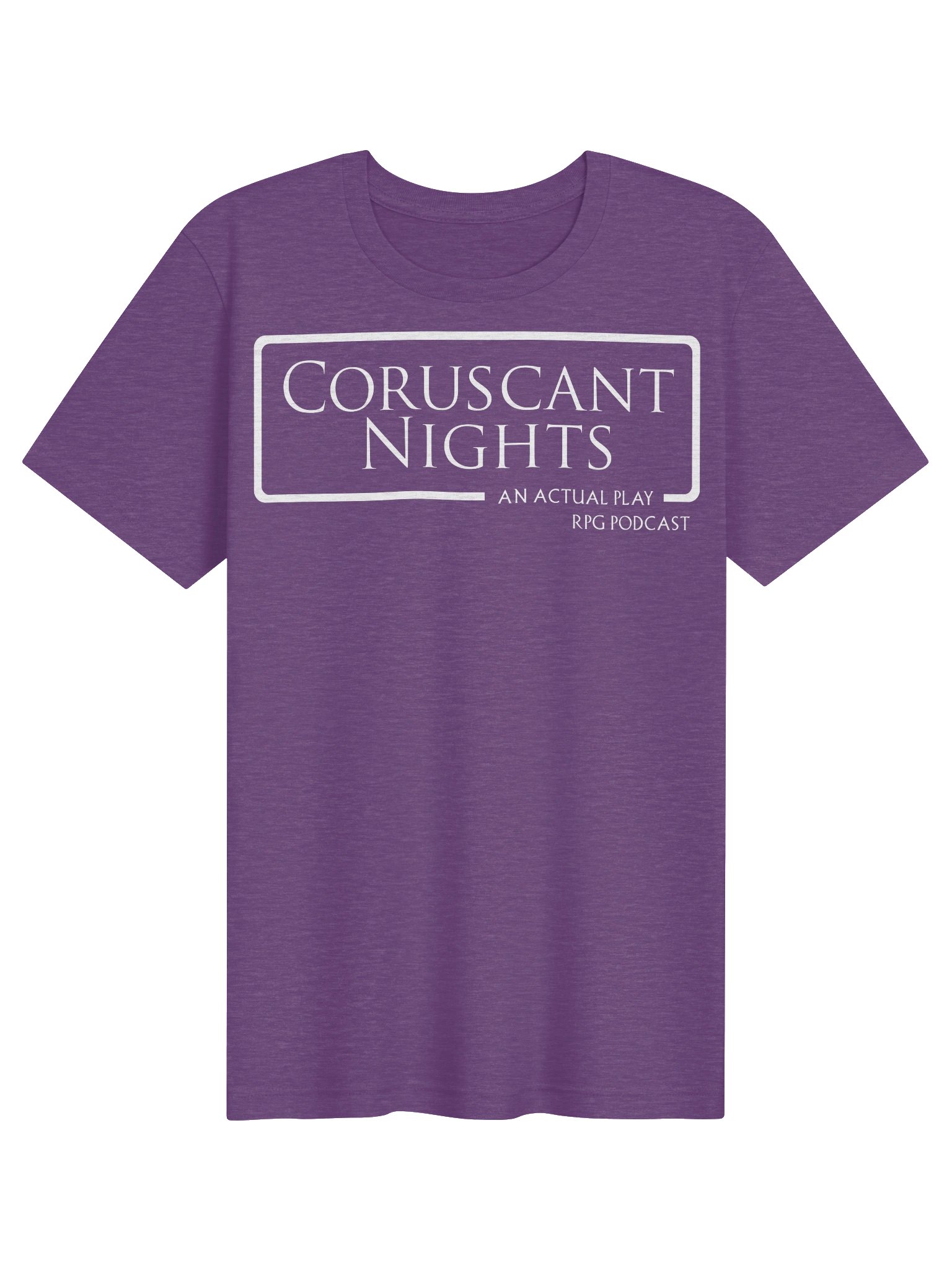 Coruscant Nights – White Logo Tee product image (1)