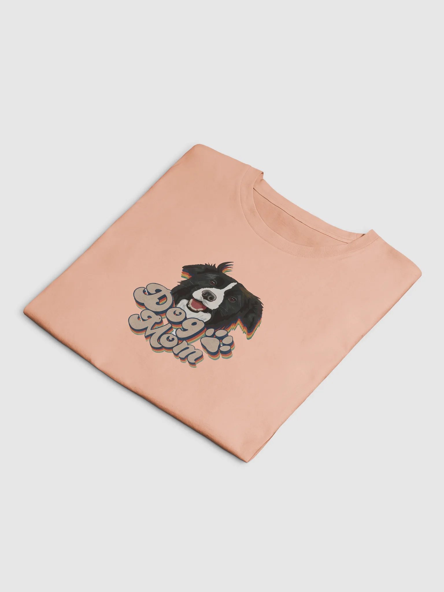 Border Collie Cropped T shirt product image (5)