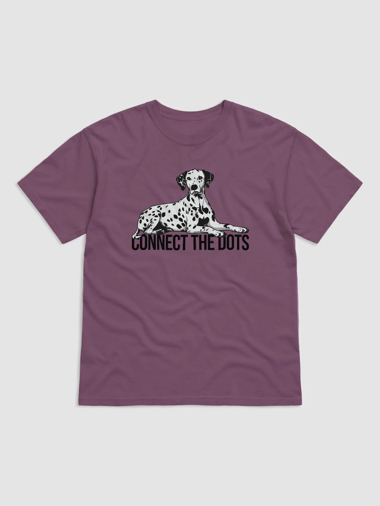Connect the Dots T-Shirt of a Dalmatian | Funny T-Shirt for Dalmatian Paw-rents product image (1)