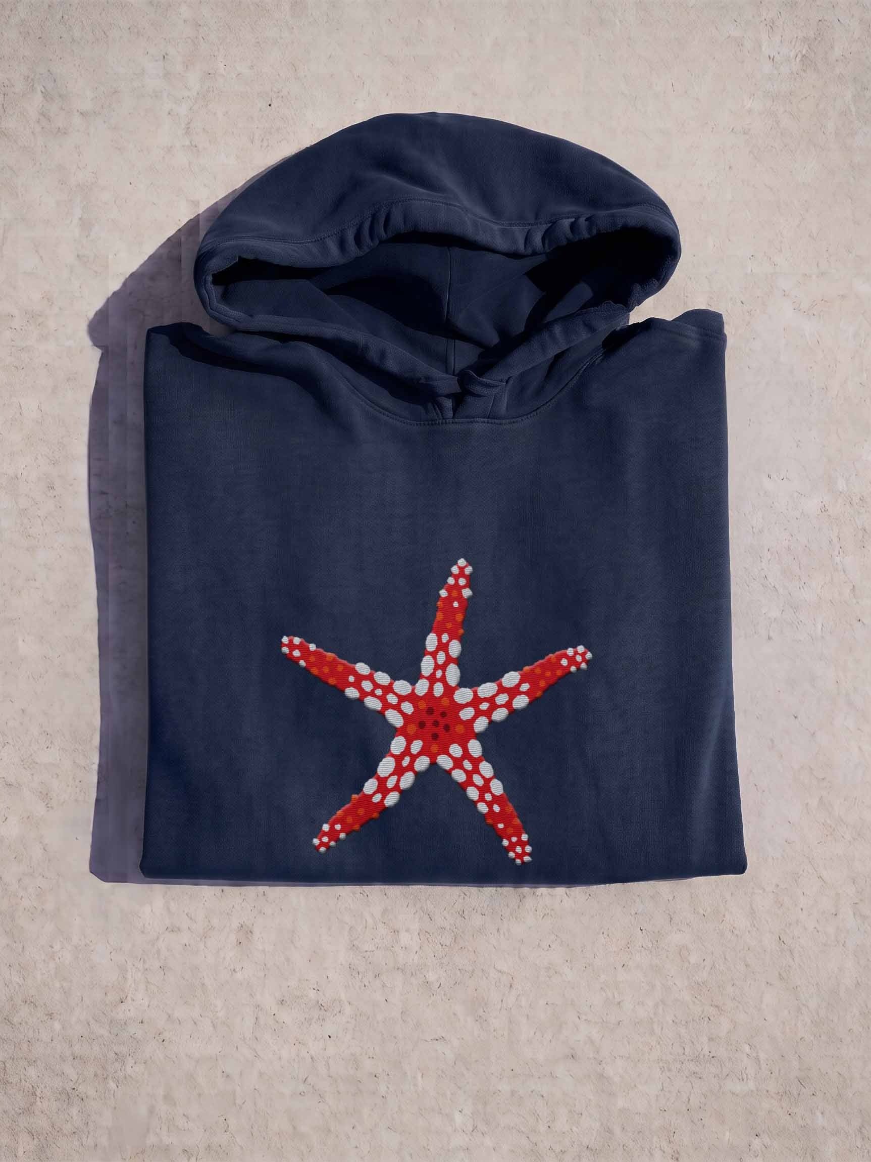 Fromia Sea Star Embroidered Hoodie | Saltwater Reef Aquarium & Ocean Lover Apparel product image (1)