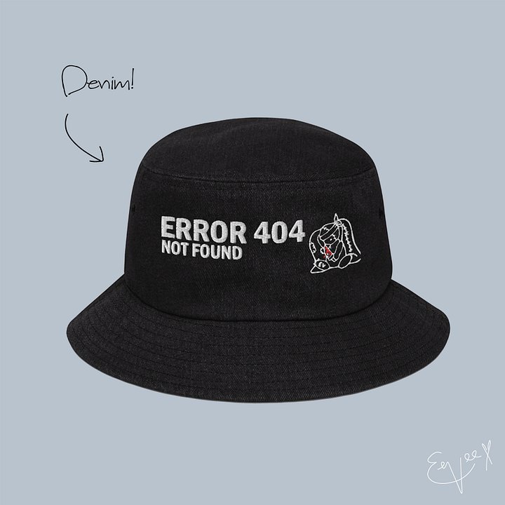 ERROR 404 BUCKET HAT - [BLACK] product image (2)