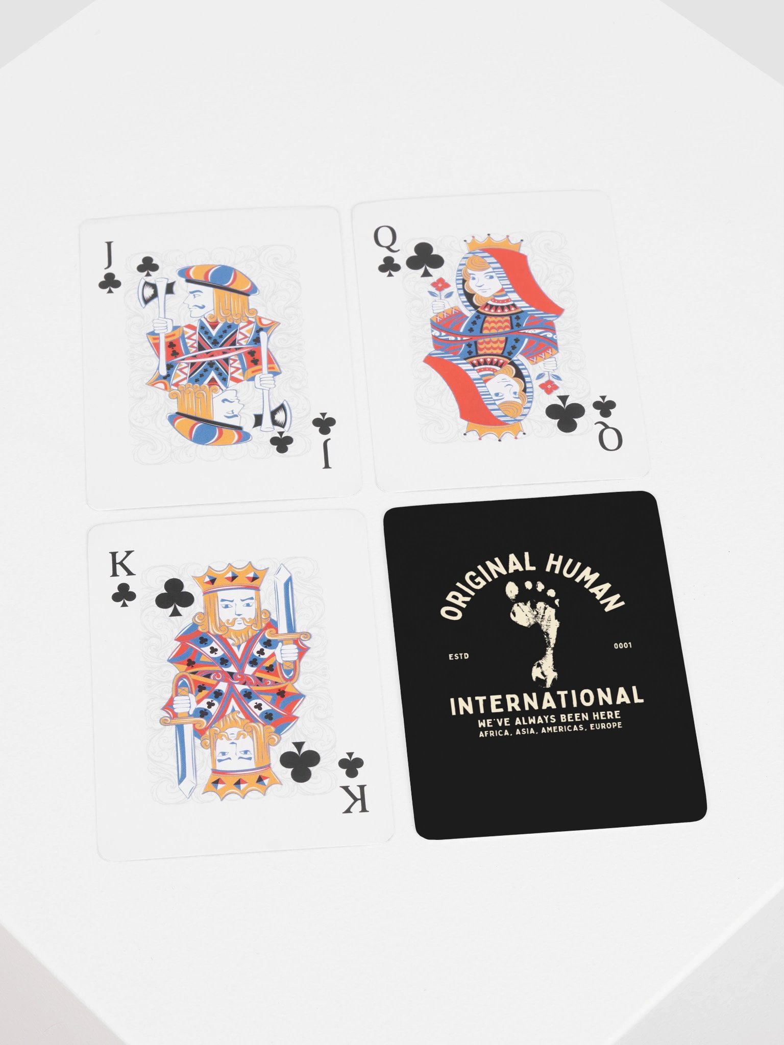 Original Human Footprint | Playing Cards | Originology | Black History X product image (3)