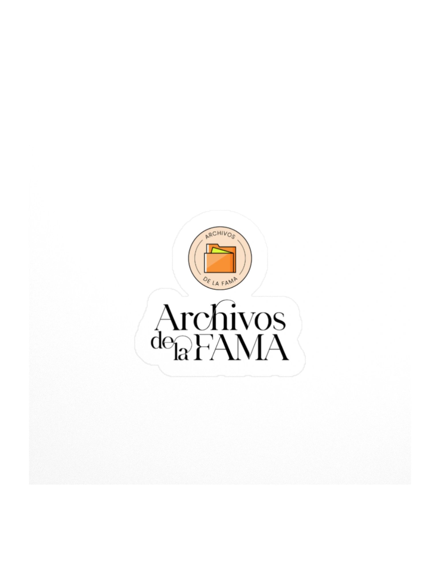 Archivos de la Fama Logo Sticker product image (1)