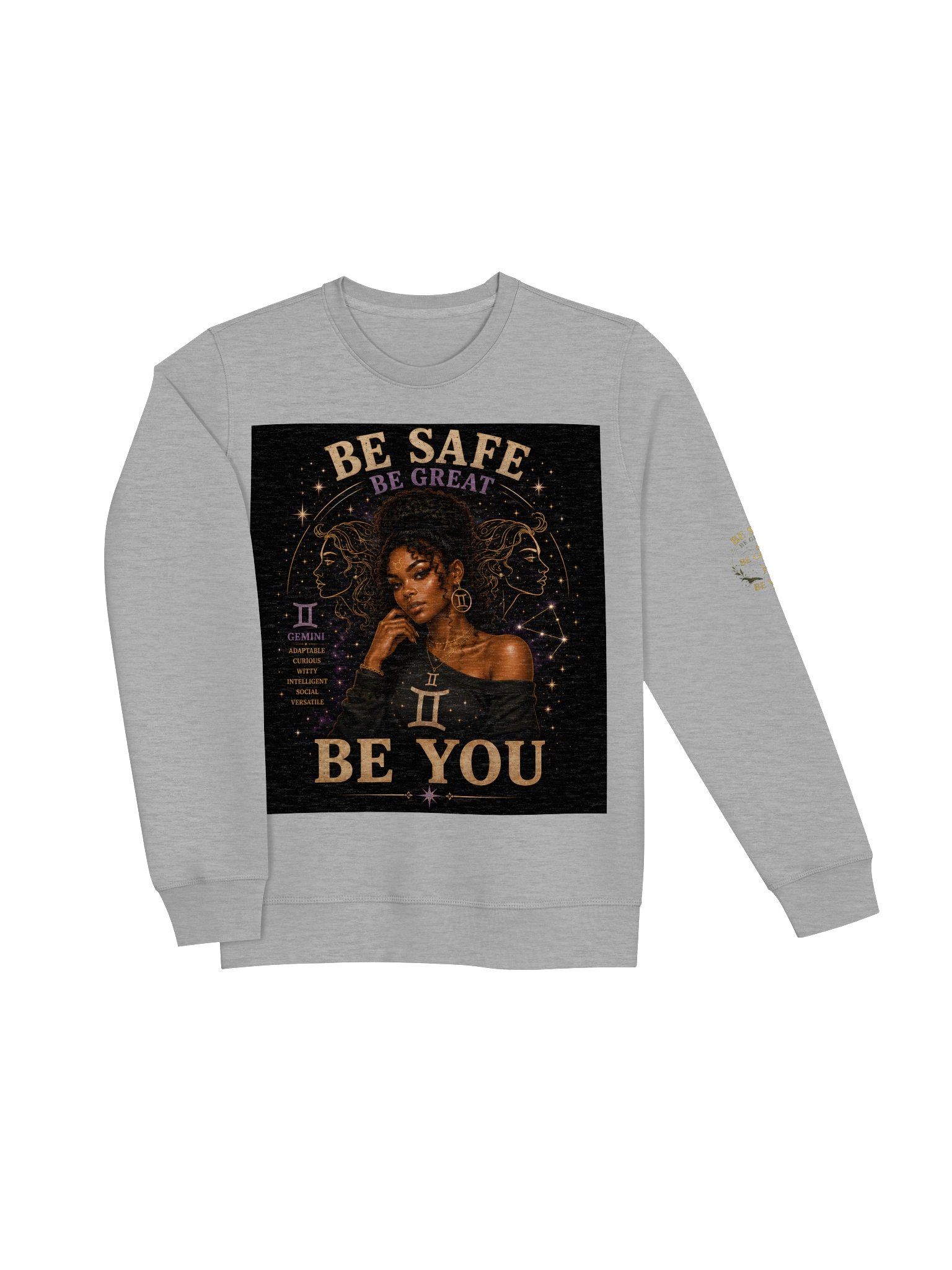 Gemini For the curious minds. Intelligent. Social. Adaptable. Gemini embraces change and inspires every conversation. ✨ Be Safe. Be Great. Be You. product image (7)
