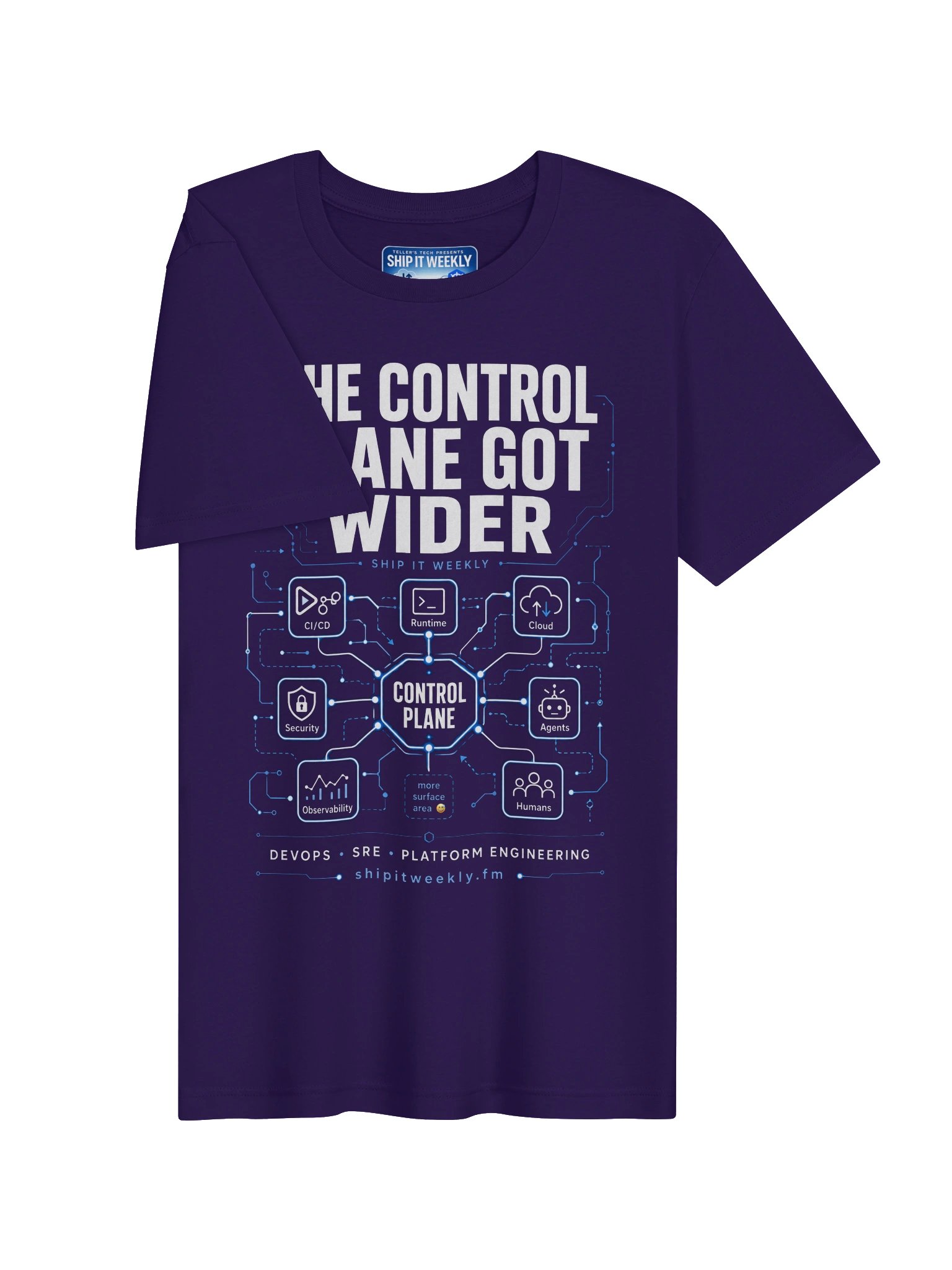The Control Plane Got Wider | Ship It Weekly DevOps Tee product image (3)