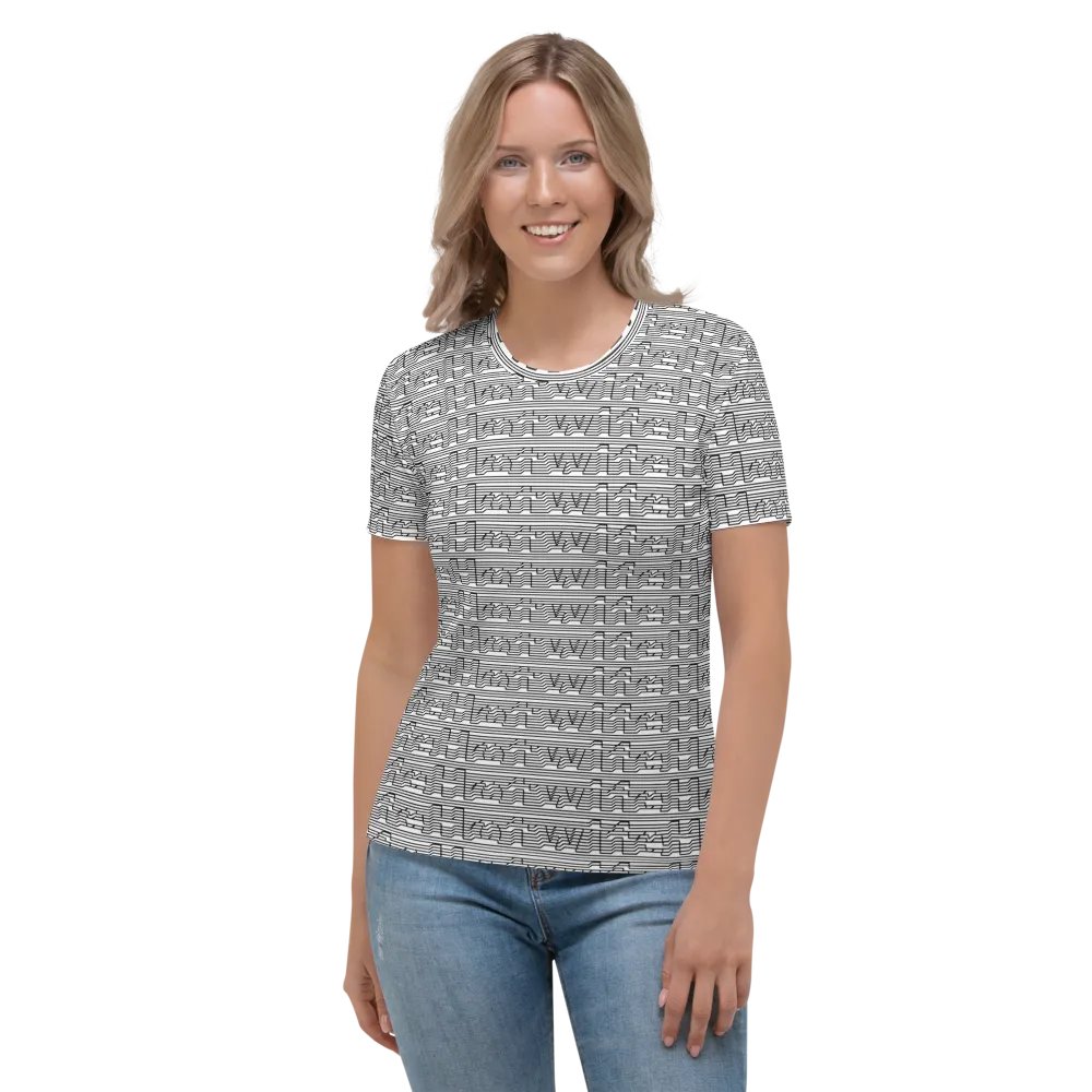 Hotwife Magic 3D illusion print fitted shirt product image (2)