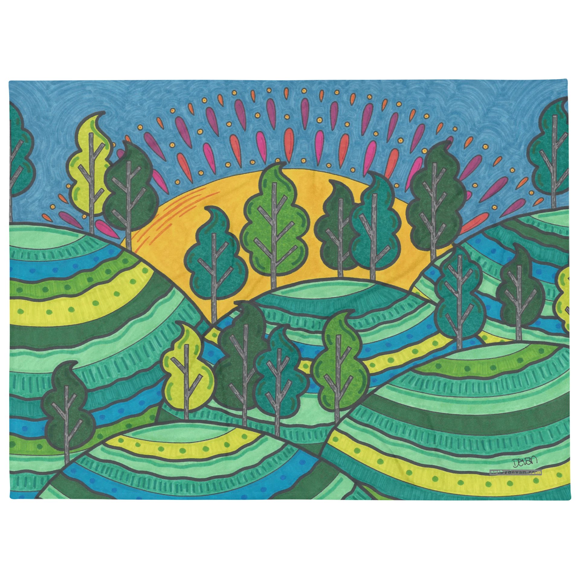 Lumpy Hills Blanket product image (2)