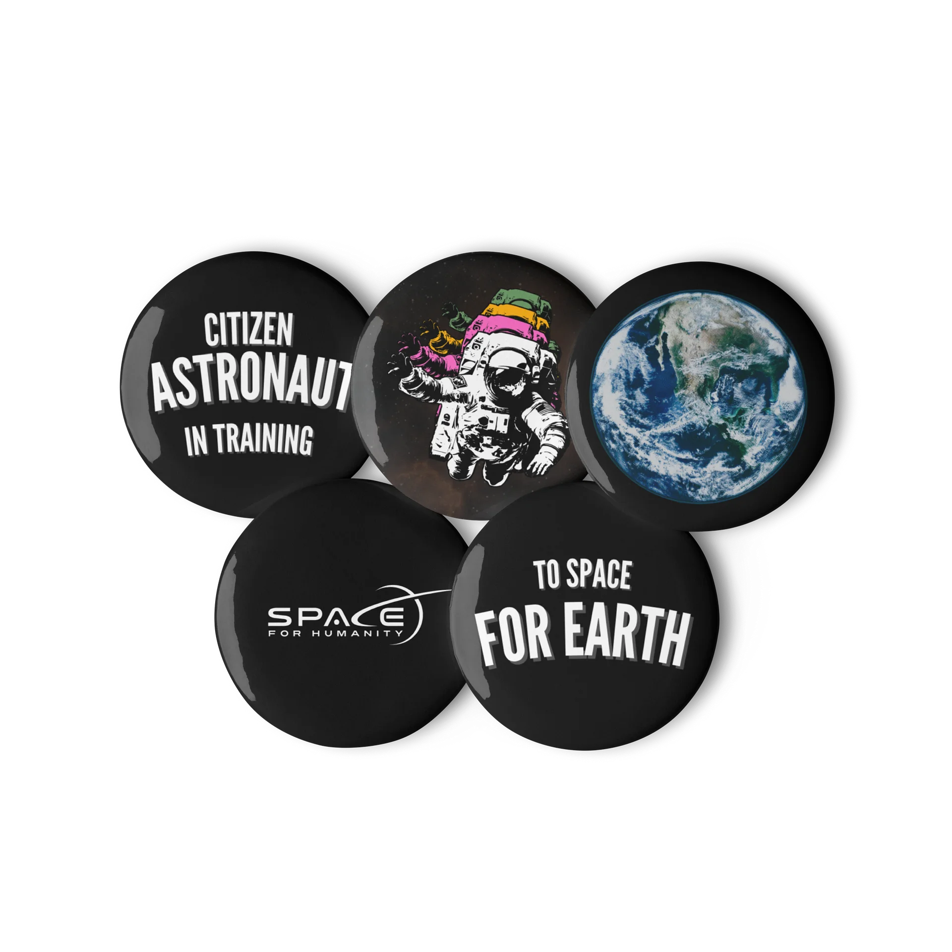 Space 4 Humanity Pin Set product image (2)