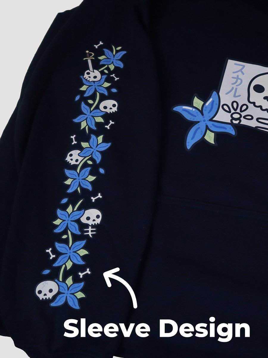Skulls n Hydrangeas Hoodie product image (4)