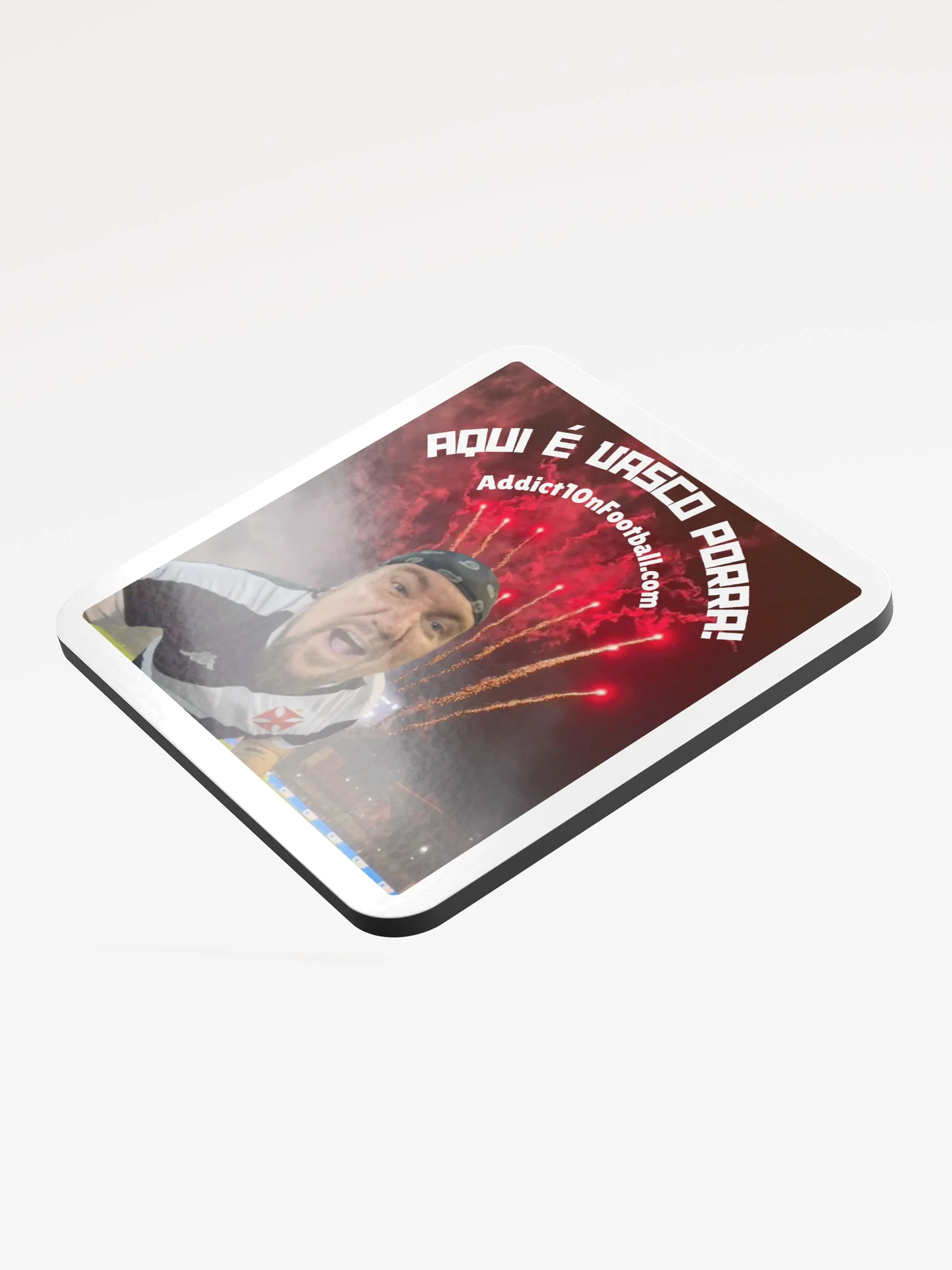 Aqui é Vasco, Porra! – Glossy Cork Coaster /Porta-Copo de Cortiça (EN/BR) product image (3)