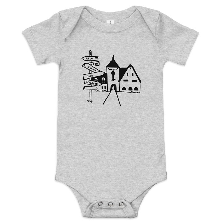Alle Wege führen nach Waldsee onesie (multiple colors) product image (1)