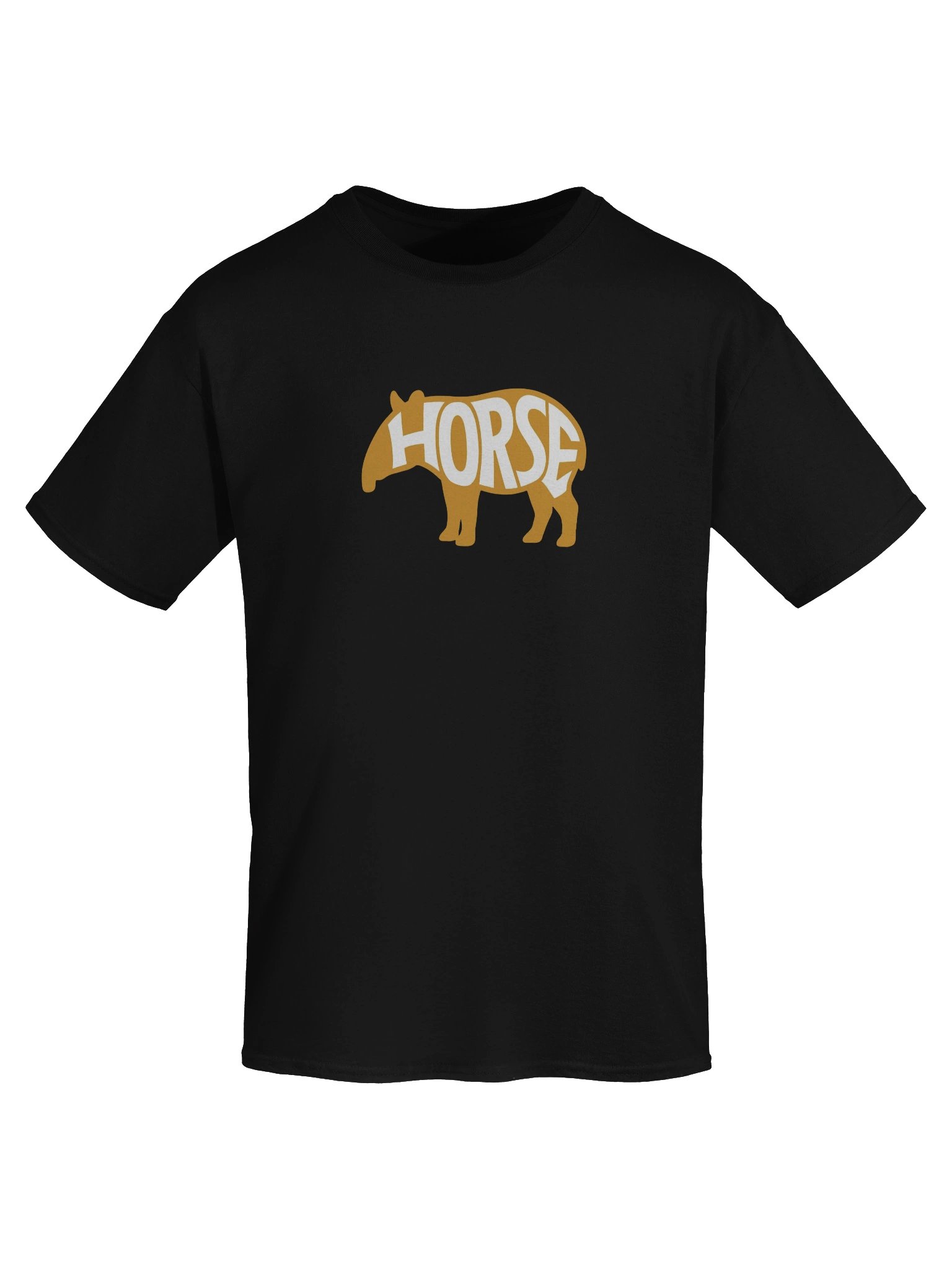 Orange Tapir Horse Unisex Tee product image (33)