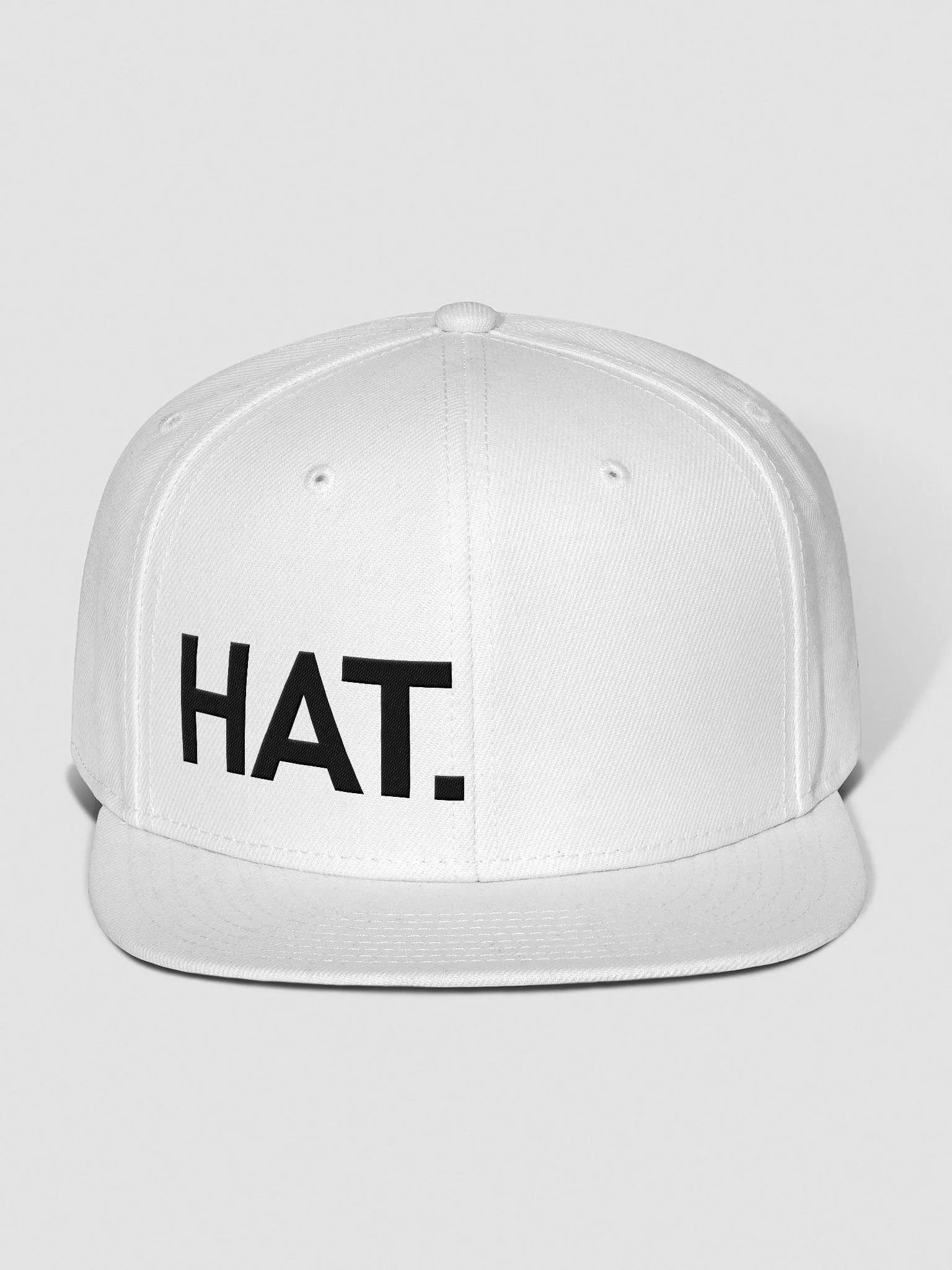 HAT. (Black Text) product image (9)