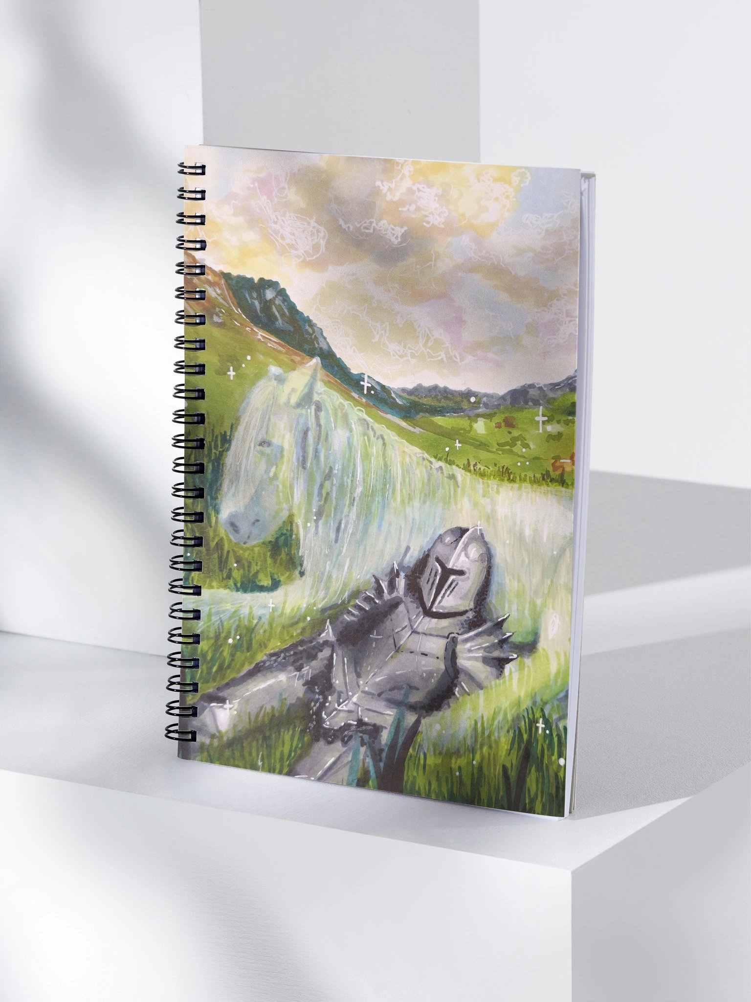 Spectral Knight Spiral Notebook product image (4)