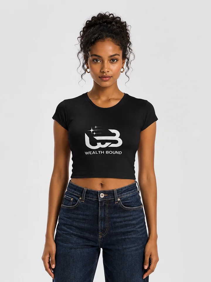 Wealth Bound Ribbed Baby Tee Crop Top product image (1)