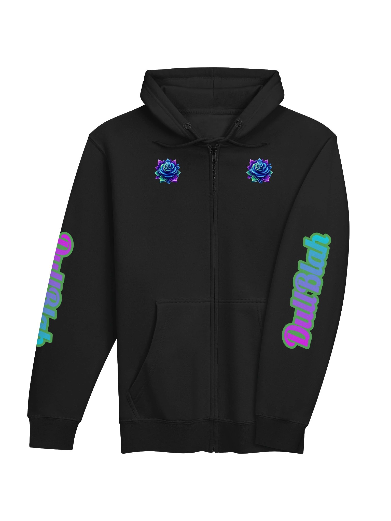 "Rose Skull" Premium Zip-Up Hoodie product image (4)