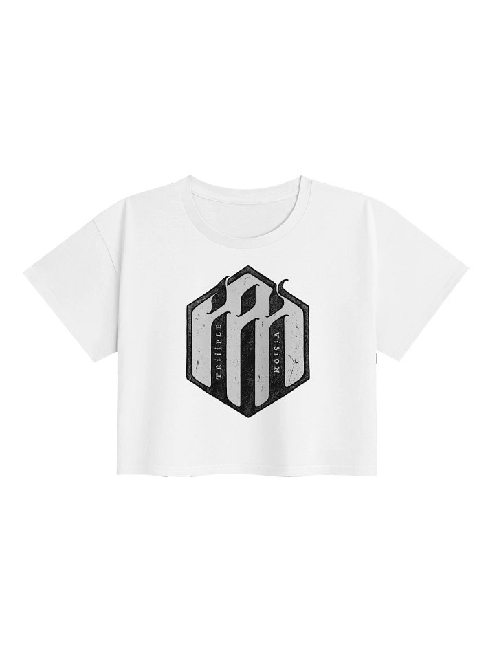 TRiiiPLE - Women's Crop Top (White) product image (1)