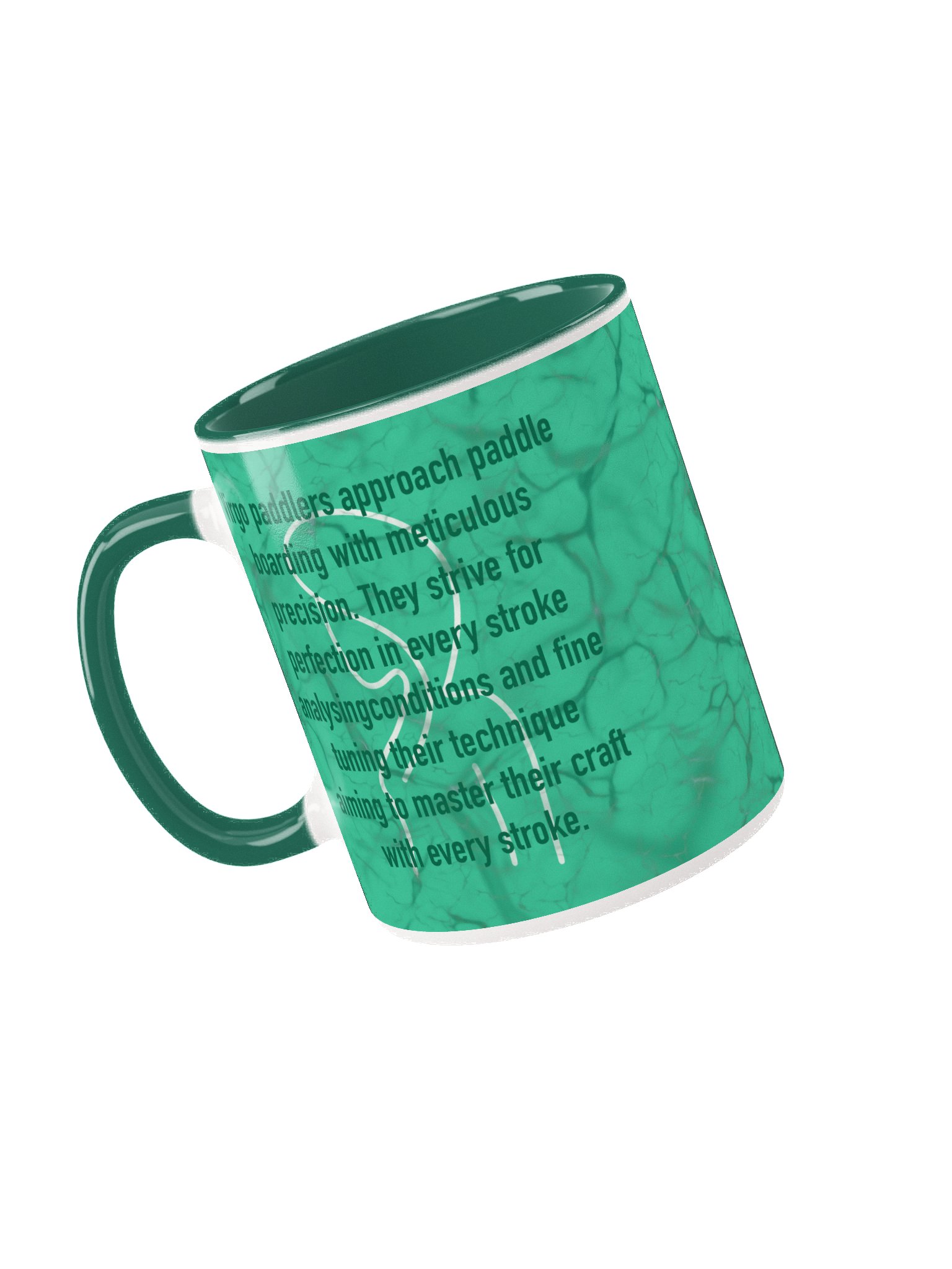 Artistic Virgo Paddle Boarder Ceramic Mug product image (3)
