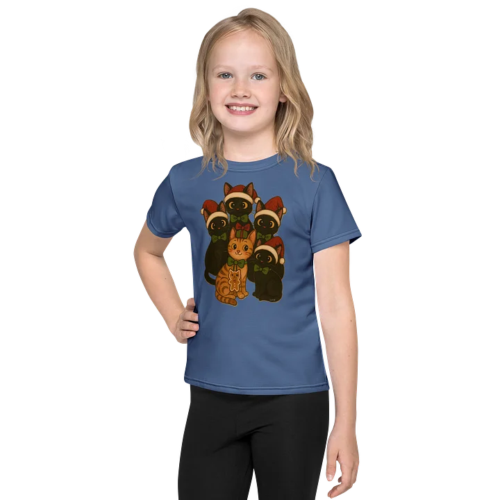 Cat brigade winter Kids T-Shirt product image (1)
