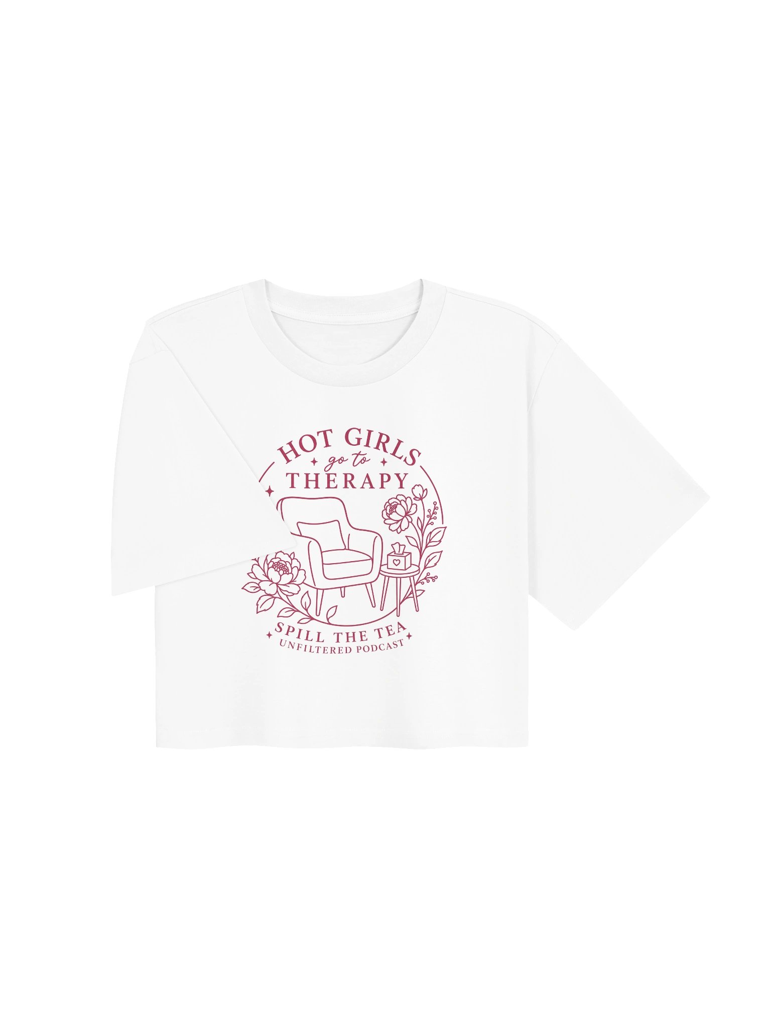 Hot Girls Go to Therapy Crop Tee product image (15)