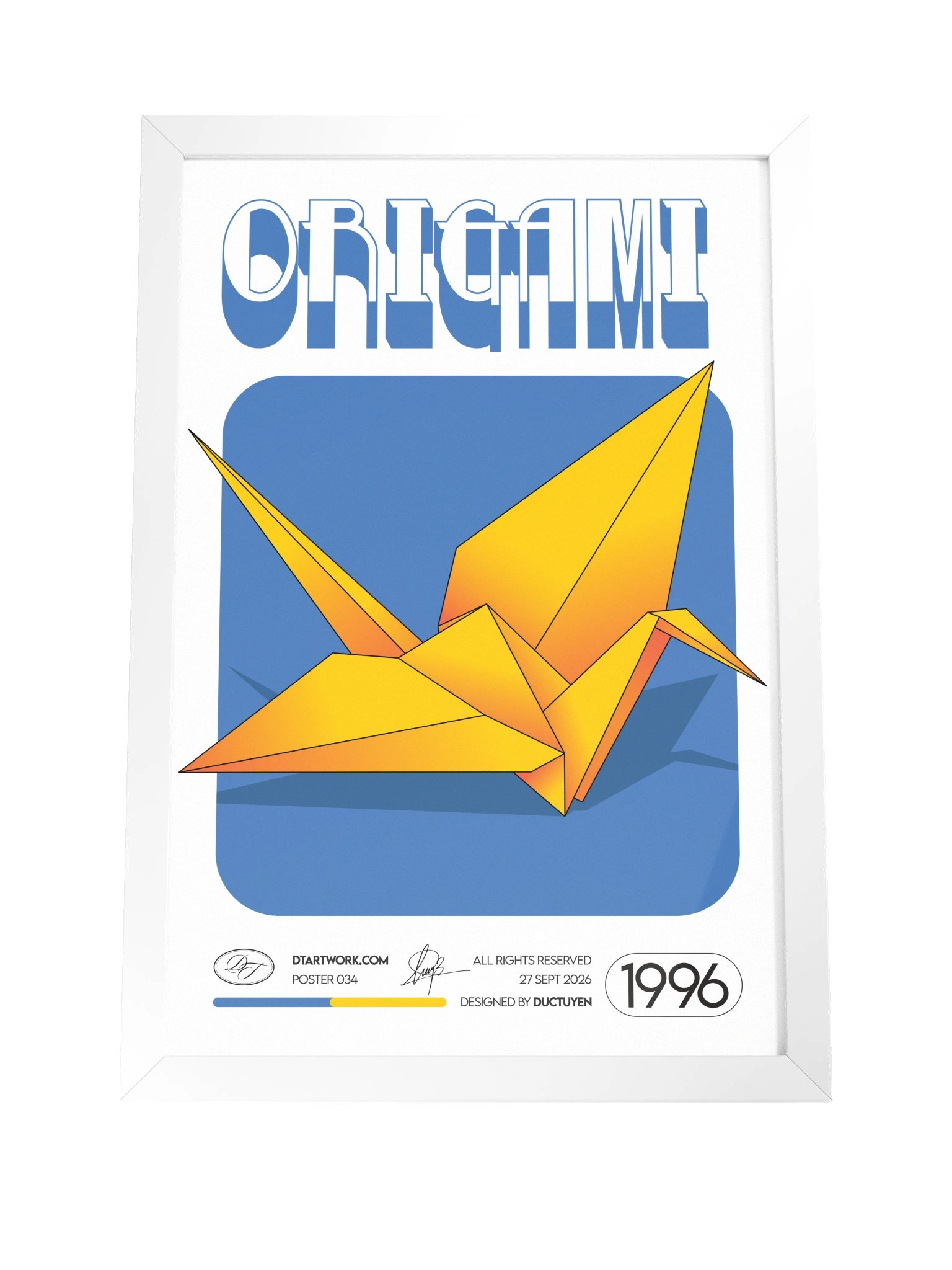 "ORIGAMI" Framed Poster product image (103)
