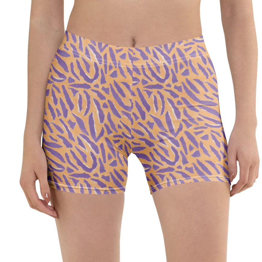 "Animal Stripe" Print Shorts product image (4)