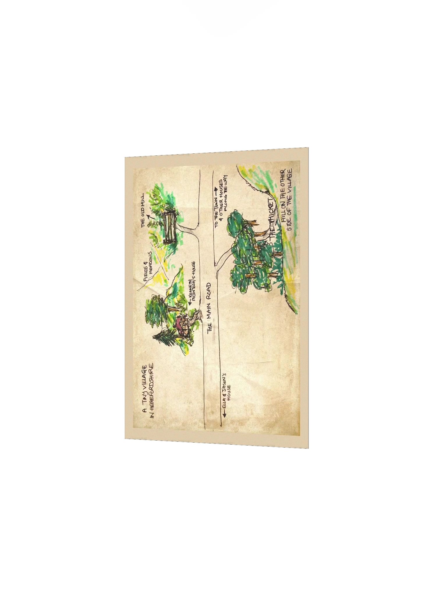 THe House Along the Way Map, Reprint product image (3)