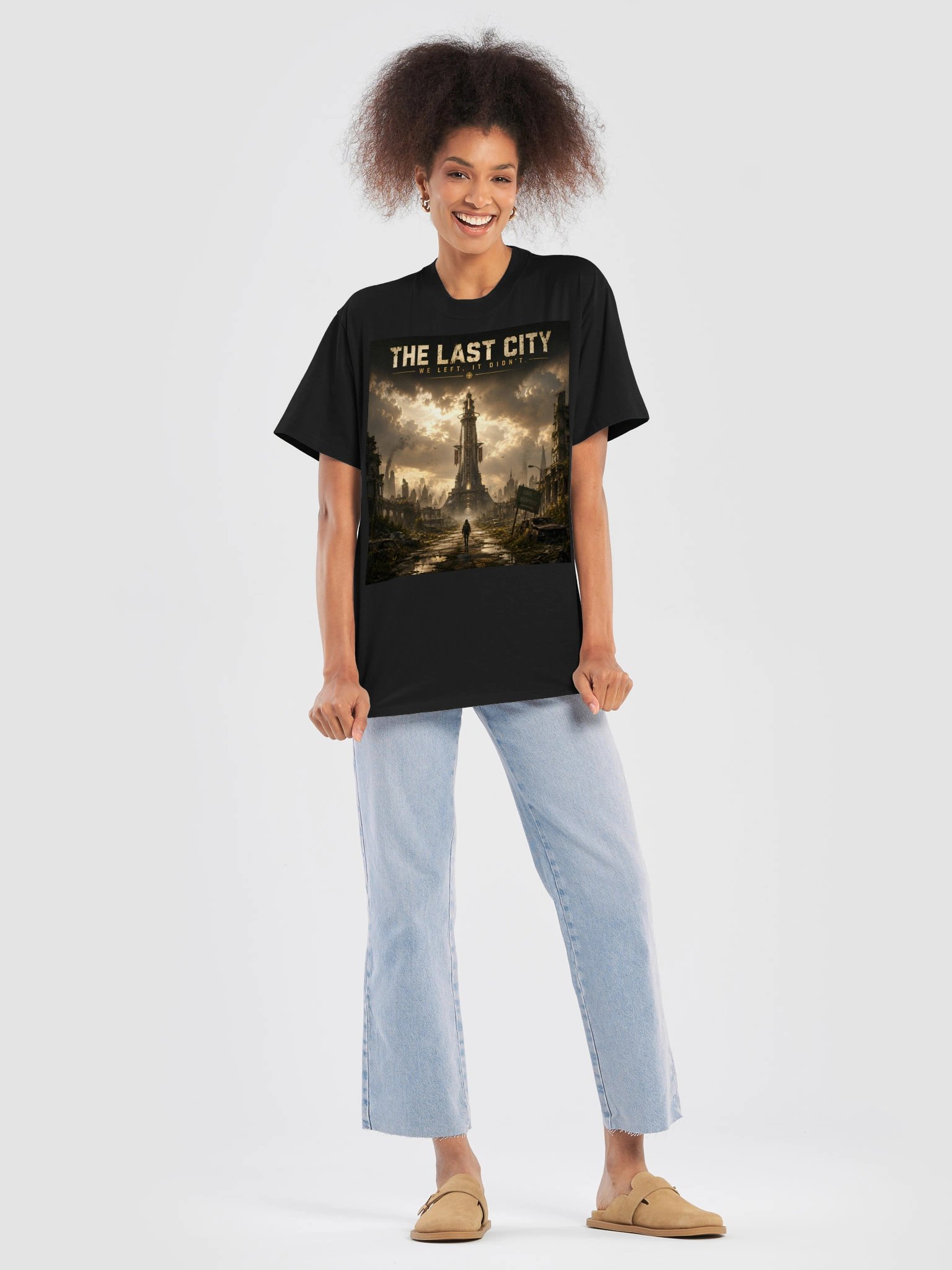 The Last City Post Apocalyptic Sci-Fi T-Shirt | Dystopian Gamer Streetwear product image (7)