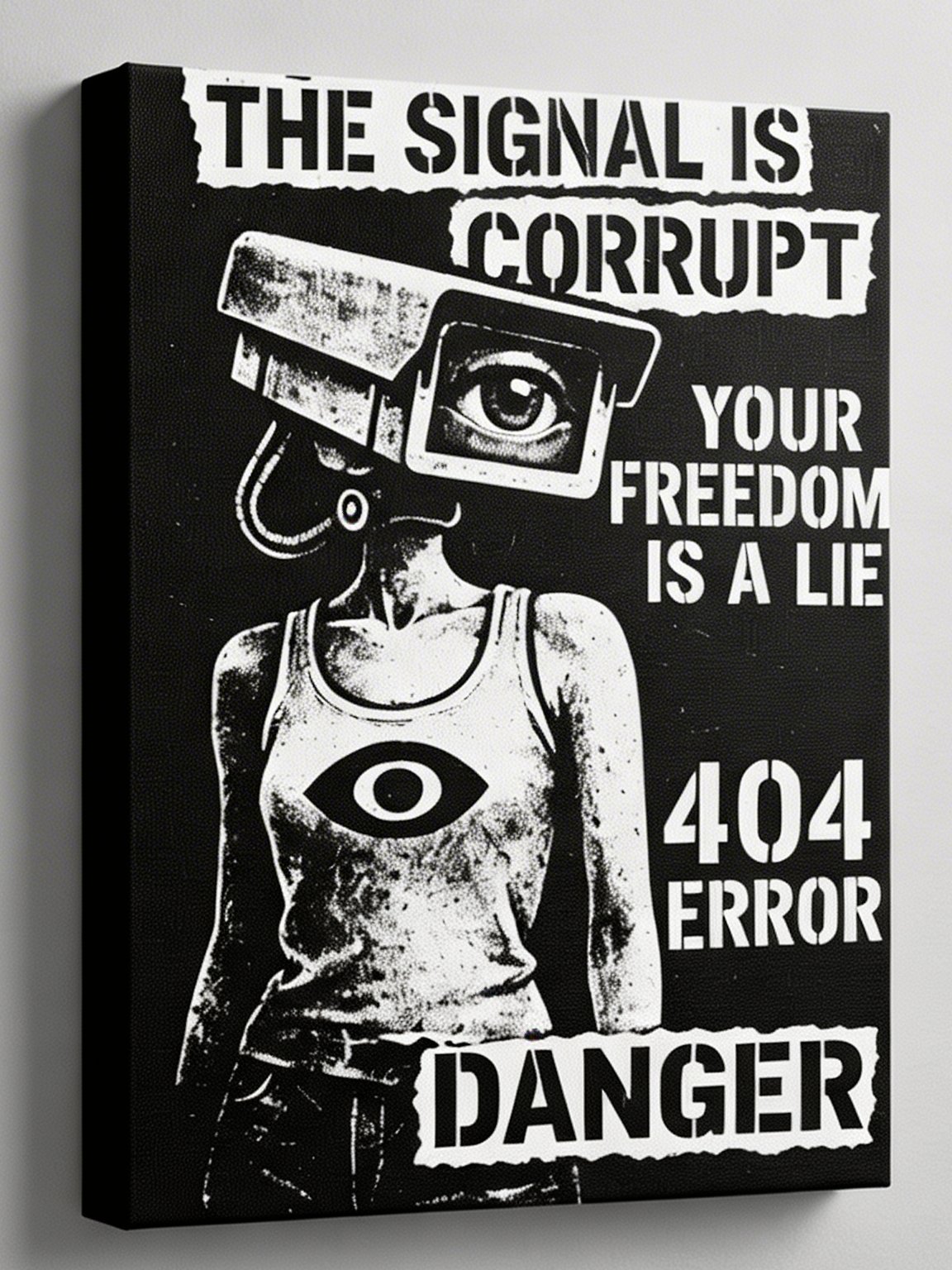 Surveillance Control - Urban Street Art Canvas product image (1)