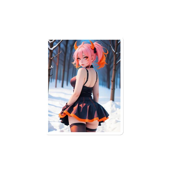 Horned Anime Character Die-Cut Magnets product image (2)