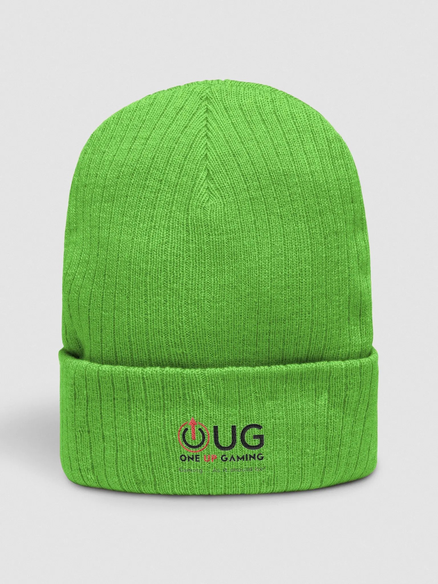 OUG Logo Ribbed Knit Beanie product image (1)
