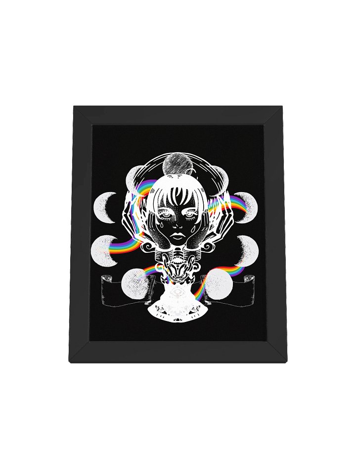 Celestial Tears Moon Phase Framed Poster product image (1)