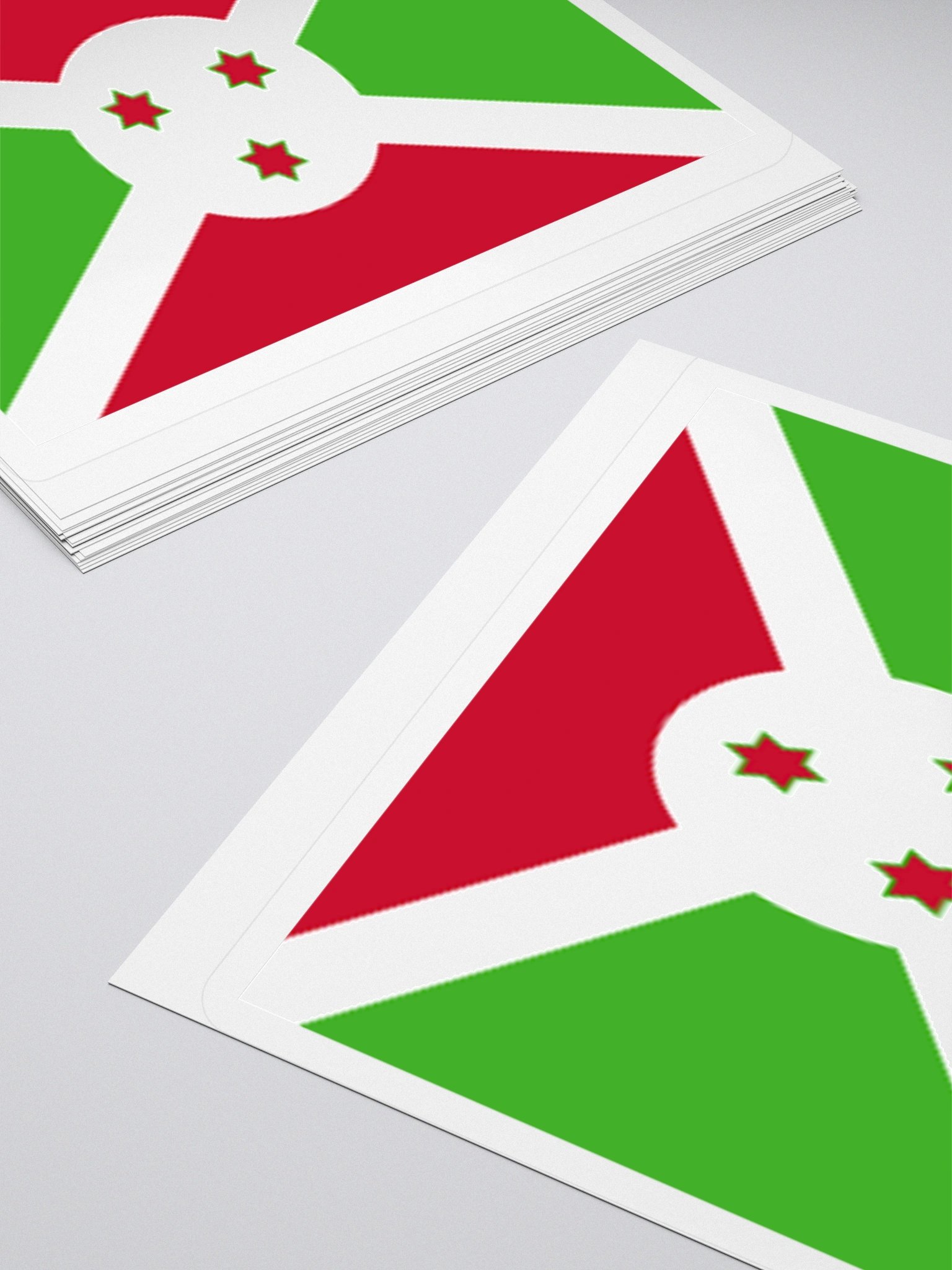 Exclusive Burundi Flag Kiss-Cut Stickers - High-Quality Vinyl, Multiple Sizes product image (10)